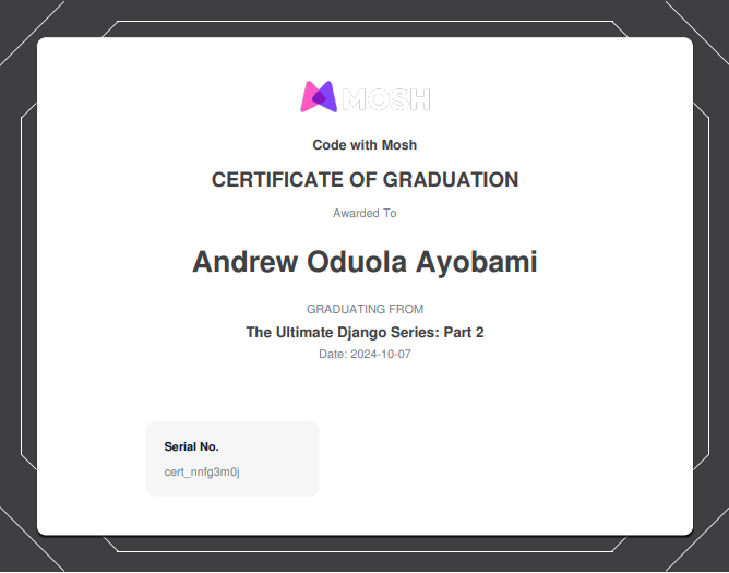 The Ultimate Django Series: Part 2